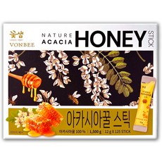 코스트코 꽃샘 본비 아카시아 꿀 스틱 1500g(12g x 125스틱), 1개, 1.5kg