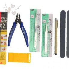 세트 줄 프라모델 공구 조립 DIY 니퍼 건담 키트 취미 입문자, 1개, 건프라공구세트_입문자용