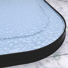 꼭필스 실리콘물막이 높이10cm 블랙 바닥물막이