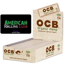 [아마존4.5+ 미국출고 169493] OCB 유기농 3.8cm(1 1/4인치) 종이 | 풀 박스 FOZZIE 스쿱 카드 포함