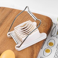 일본 PASTO 계란절단기 냉면용 삶은달걀 슬라이서 에그커터기, 혼합색상, 1개