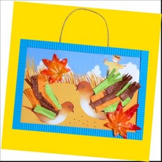 [생활의힘]참새 띠아트콘 부조 만들기/4매, 본상품