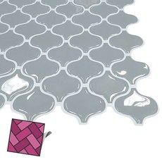 509 회색 스티커타일 다마스크 월타일스티커 DIY 50067EA 1(pc)