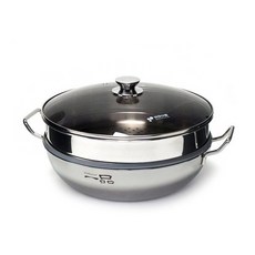 키친아트 일품 2단 찜냄비, 30cm, 1개