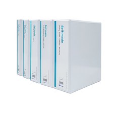 백색 투명 3공 D링 바인더, 1개, 5cm