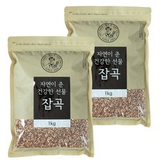 2025년산 국산 햇잡곡 찰수수 1kg 2봉, 1개, 2kg