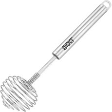 계란거품기 카페거품기 휴대용 핸드 용수철 거품기 된장머들러 거품기, 1개, A. K Egg Beater