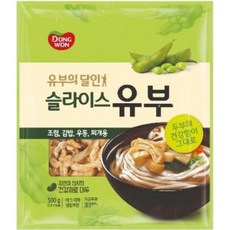 동원 슬라이스 유부 500g, 1개