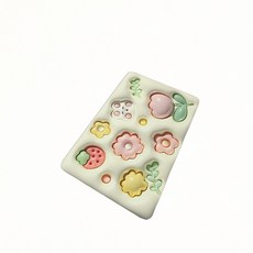 매트 푹신한 3D 입체 욕실 발매트, 1개