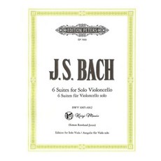 凱翊︱Peters 巴哈：6首大提琴組曲 BWV1007-1012 大提琴獨奏譜