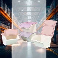 소품 정리함 책상꾸미기 문구수납함 소품케이스 악세사리보관 서랍정리상자 데스크정리함, 핑크