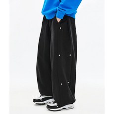 브랜드정품 소버먼트 SOVERMENT 860G 스냅 스트링 스웨트 팬츠-딥 블랙- 275074