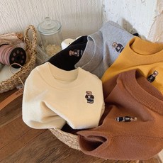 嘟嘟家兒童毛衣2026秋冬新款男女童卡通針織毛綫衫百搭圓領小熊保暖毛衣