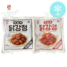 사조오양 옛골목 닭강정 매콤달콤 300g + 마늘간장 300g, 600g, 1세트