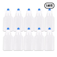 해호 투약병 PP재질 반투명 짧은마개 120CC 투약병, 1개, 10p