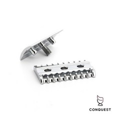 【CONQUEST】德國 MUHLE R41安全刮鬍刀開放式刀頭 適用於所有Muhle刮鬍刀TWIST除外, 1個, 1