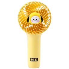 BT21 CHIMMY 迷你攜帶式手風扇 USB充電 三段風速, 詳見包裝