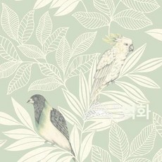 꽃무늬 벽지 수입 유럽풍 거실 시트지 빈티지 엔틱, 살구색