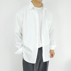 LONNIE J 男士春季單曲Poly Kara Overfit襯衫