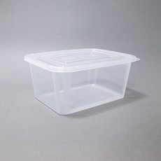 맘앤팩 일회용 사출밀폐용기 포장 배달용기, 1개, 5세트, 5000ml / 투명