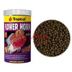 Tropical 花羅漢增艷飼料, 1個, 高蛋白花羅漢幼魚成長飼料250ml