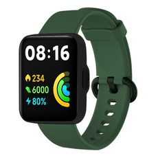 더조은셀러 샤오미 레드미 호환 마일드 밴드 스트랩, 카키, 1개