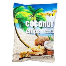 럭키세븐 코코넛칩, 40g, 20개