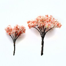 벚꽃나무 모형 디오라마 건축모형재료 테라리움, 1개, 벚꽃나무 A타입 5cm