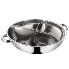 분할 전골 샤브 칸막이 등분 스텐 가정용 요리 냄비, 상세 페이지 참고 × 30CM 손잡이 냄비 2-3인용
