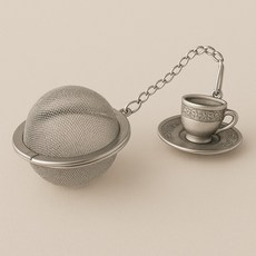 造型濾茶器 - 天下第一好茶, 1個, 茶杯