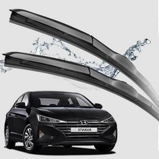 더뉴 아반떼 AD 와이퍼 650mm 400mm 세트 자동차 청소기 유리 정제 브러시, 본상품