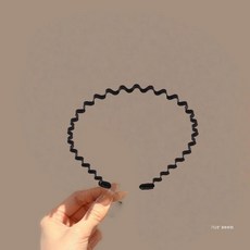 波浪高顱頂髮箍女款 2件套 蓬鬆顯髮量 帶齒防滑, 1個, S黑色髮箍1件波浪防滑,S正反可兩戴蓬鬆高顱頂