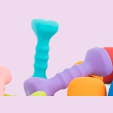 홈트 어깨운동 네오프렌 사각 코팅 아령 덤벨 7kg