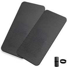 모션웰 필라테스 강사가 판매하는 두꺼운 팔꿈치 요가 매트, 그레이, 2개