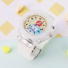 한교동 LED 바늘시계 장난감 캐릭터 보석 손목 완구 아동 시계 유아 dew+467BY