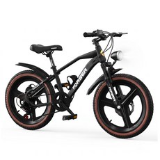 자로 오로라 주니어 자전거 초등학생 저학년 18 20인치 등하교용 경량 알루미늄 MTB, 블랙- 3스포크 휠 20인치, 1개, 140cm