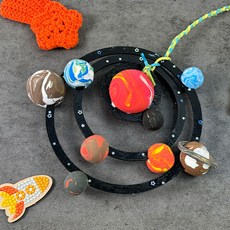 [몽파] 클레이 태양계 모빌 만들기 - 1인세트, 1개, 1개