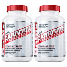 Nutrex RESEARCH Lipo6左旋肉鹼液態膠囊, 120顆, 2罐