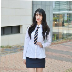 학생셔츠 교복몰 너무나 편한 둥근카라 셔츠 블라우스 교복