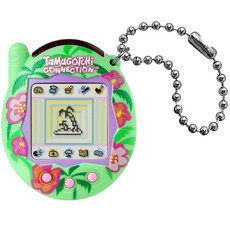 Tamagotchi 연결 - 반투명 핑크, Tropical Flower