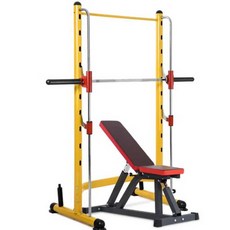 스미스머신 홈트레이닝 파워랙 헬스장, 기본 + 50kg 바벨