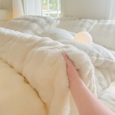 [봄 맞이 특가] 모다까사 자가발열 토끼털 극세사 양면 두꺼운 이불