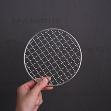 不鏽鋼圓形網架 燒烤網煮茶爐炭爐蒸架網 戶外烤肉圓網, 1個, 直徑11釐米