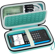 텍사스 인스트루먼트 TI-Nspire CX II/TI Nspire CX/TI-NSPIRE CX-II T CAS/TI-84 Plus CE 컬러 그래핑 계산기 보관 홀더-핑크(박, for TI-Nspire CX, LightGreen