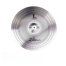 연습용 저소음 심벌즈 심벌 사일런트 드럼 타공 질젼, 4매입(14,14,16,20), 1개