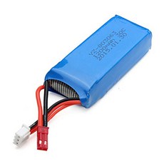 올칩 7.4V 1200mAh 드론배터리 RC 쿼드콥터 교체용 YiZhan X6 WLtoys A949 A959 A969 A979 K929, 1개, (X6) 7.4v 1200mah(JST.XH)