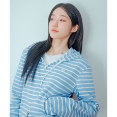 [국내매장정품] 리 LEE 우먼 유니온 로고 후드집업 라이트블루 LE2601HZ60LB 190027