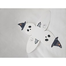 할로윈 사탕 초콜릿 포장상자 어린이집구디백 상자 포장박스 (10P), 1세트, 하얀 미라