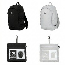 컬럼비아 패커블 백팩 15L, 블랙