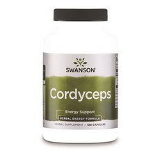 Swanson 斯旺森 蛹蟲草膠囊, 120顆, 1罐